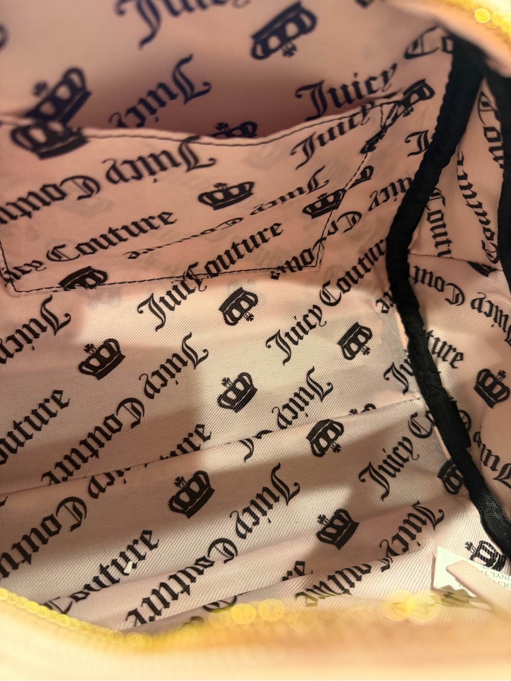 Juicy Couture NWT Pink Cherry-Print Mini Satchel Crossbody & Gold Accents (P240) - Picture 13 of 15